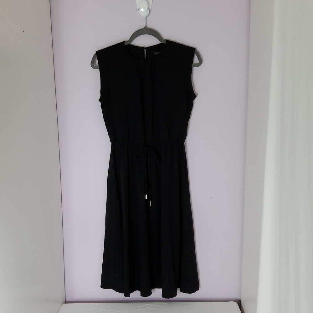 Ann Taylor Drawstring waist Black Dress Size XSP